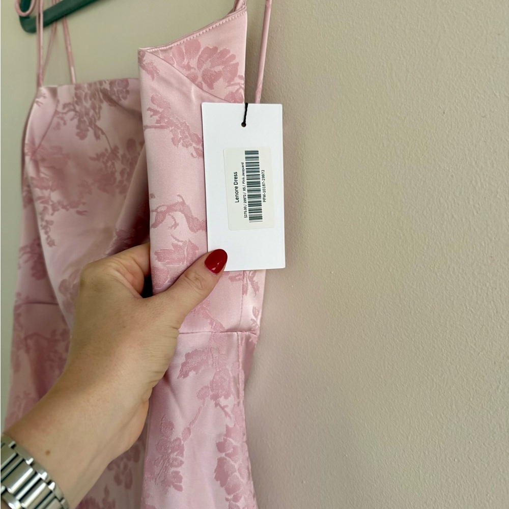 Park & Fifth Light Pink Floral Maxi Dress - Size XS - Picture 3 of 4